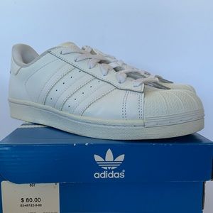 Women’s Adidas Superstar White Leather Size 8